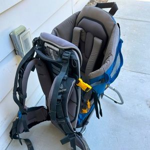 Deuter Kid Comfort2 Blue Gray Toddler Carrier Backpack